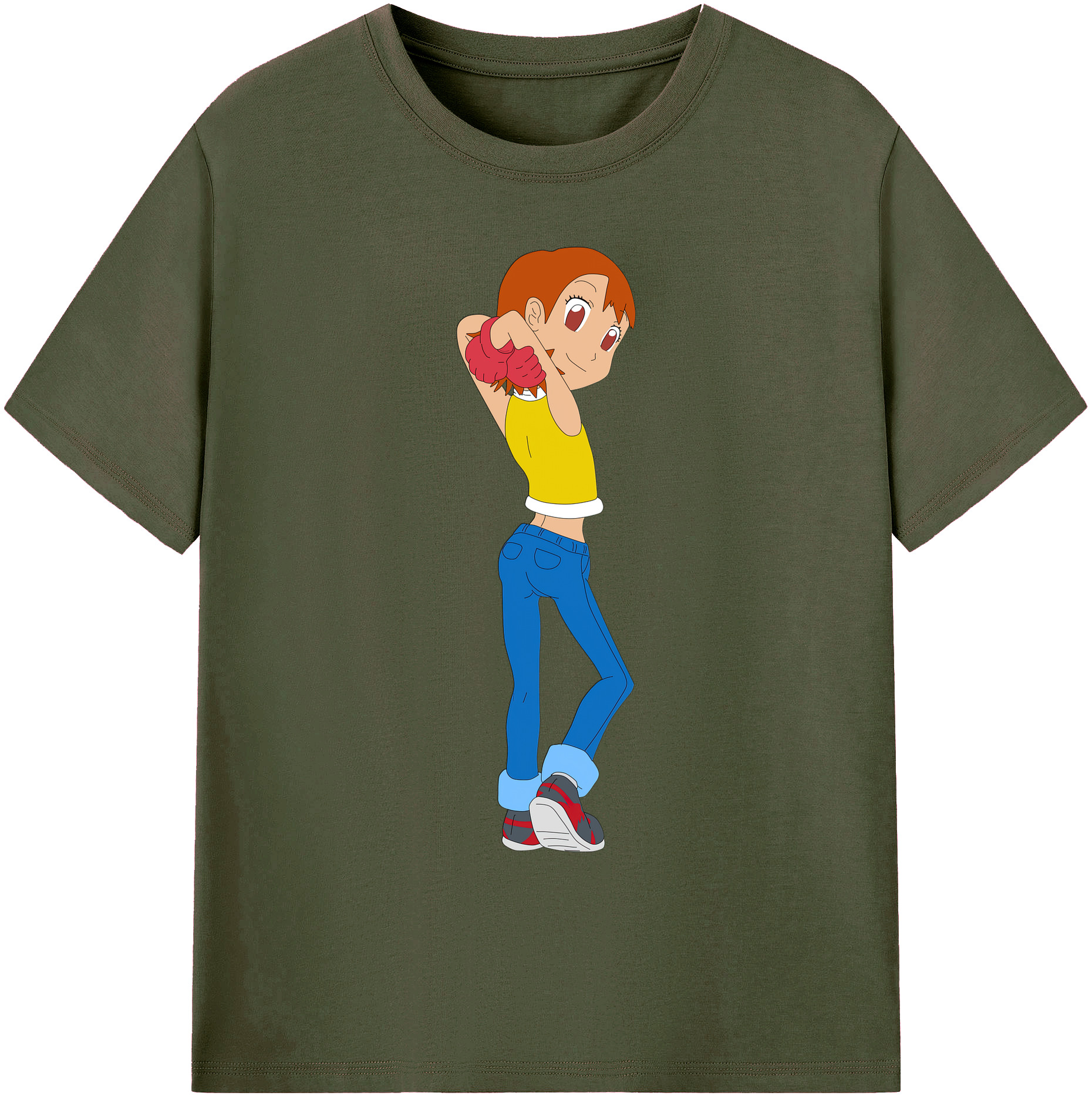 （画像用） Digimon デジタルモンスター/デジモン 綿100％ メンズ半袖Tシャツ｜肌触りやわらか＆通気性